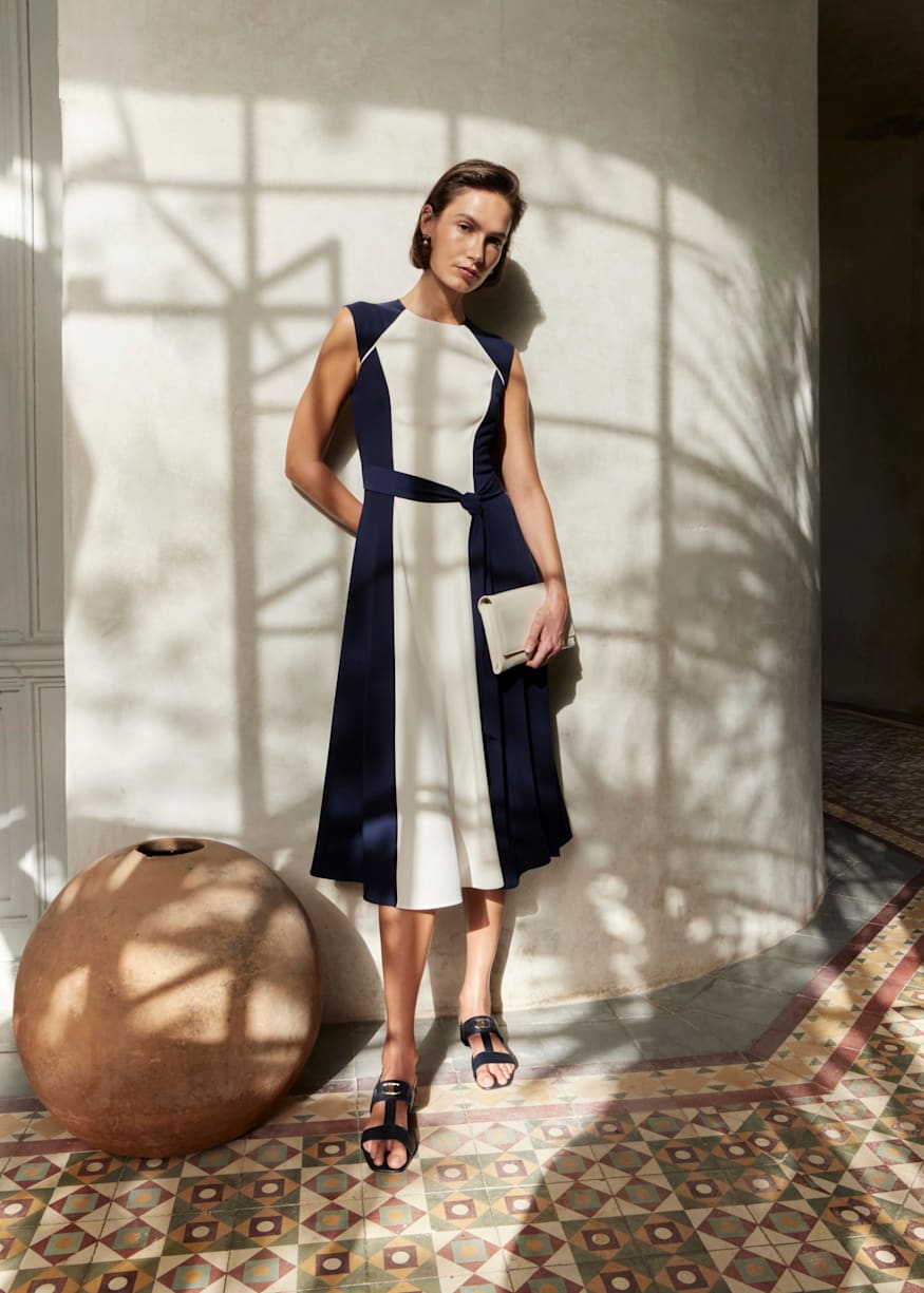 Hobbs Andrea Colourblock Dress