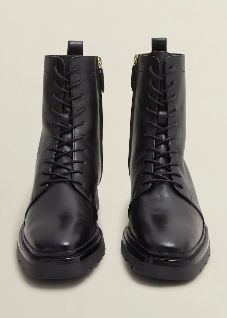 Farrah Lace-Up Boots | Hobbs US | Farrah Lace-Up Boots | Hobbs US |