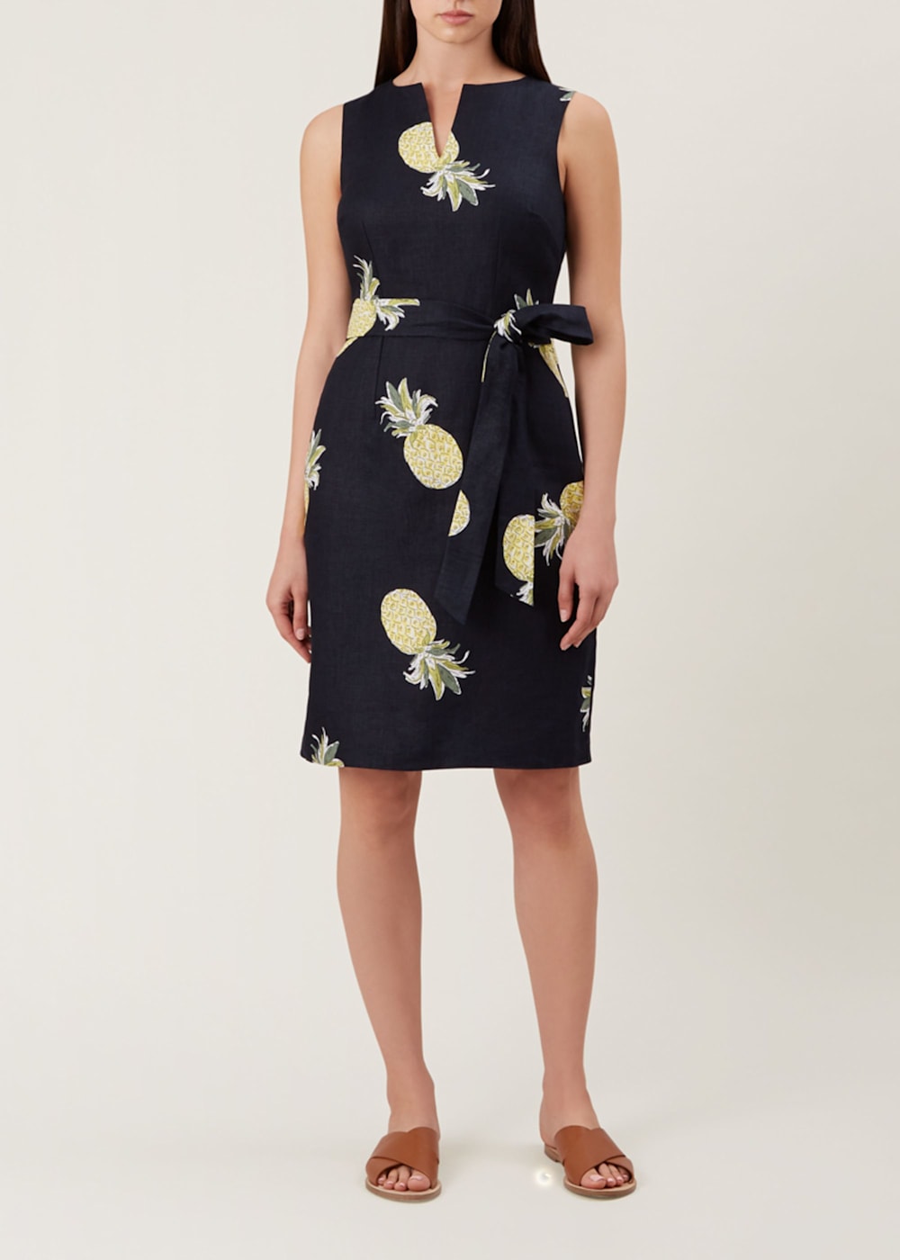 Hobbs navy ellison dress 2025