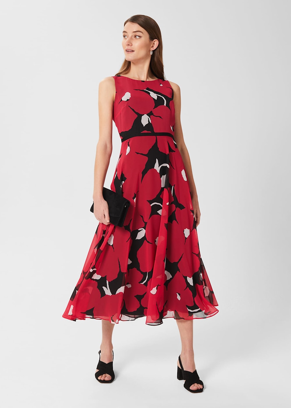 Hobbs carly midi dress shop