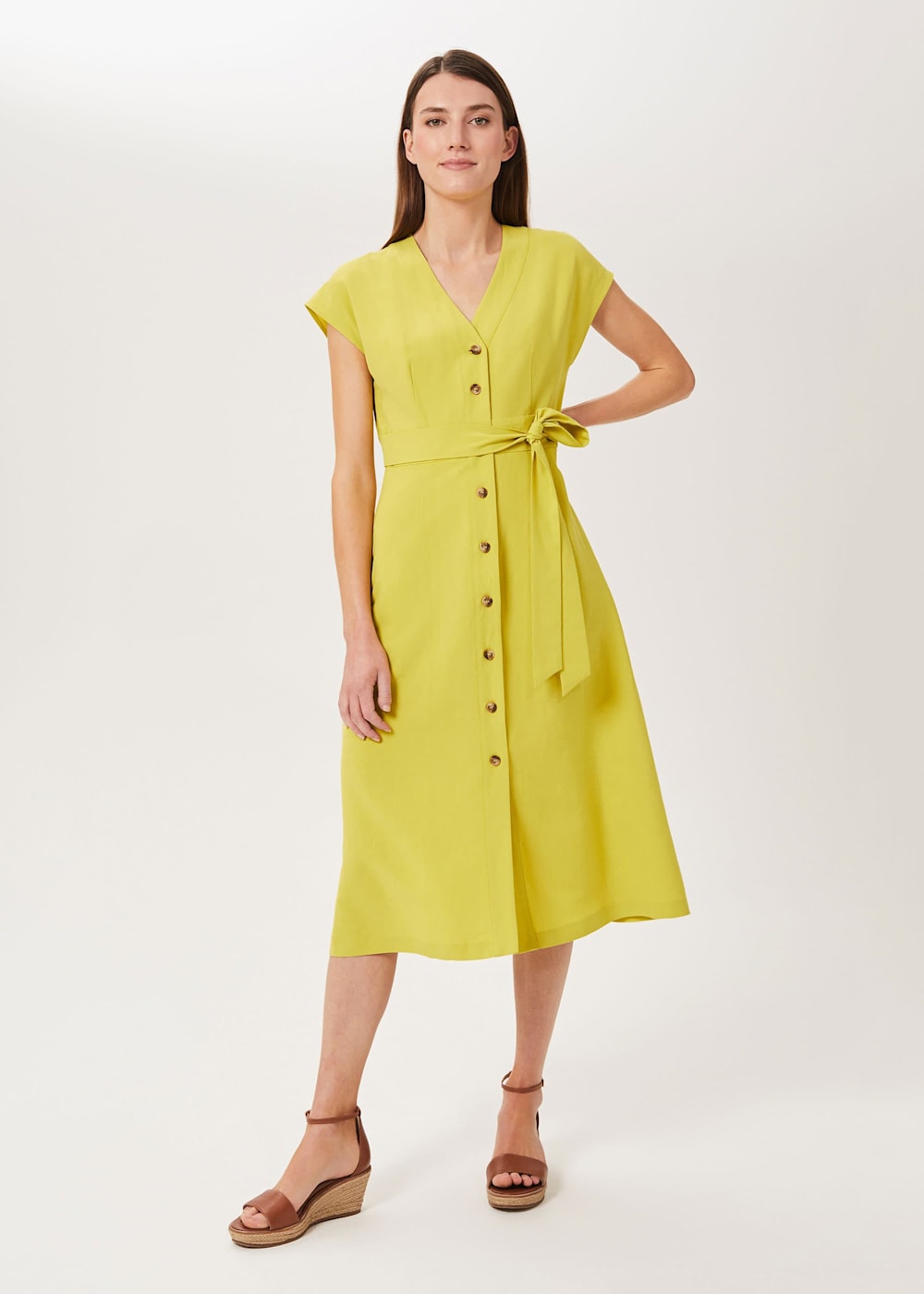Nima Midi Dress Hobbs UK
