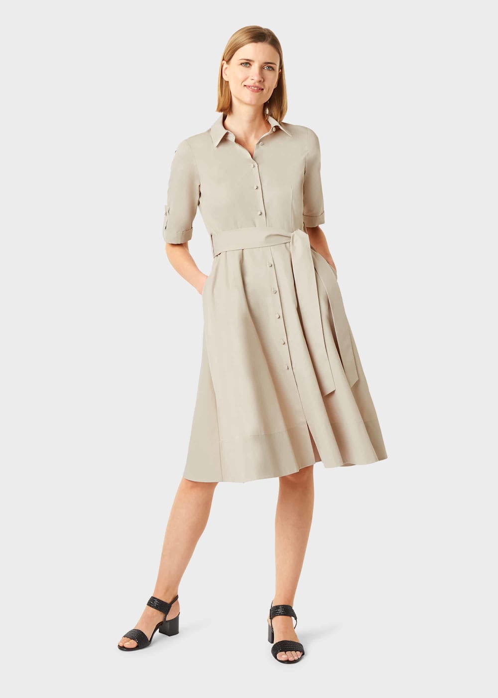 Tyra Fit And Flare Dress Hobbs UK