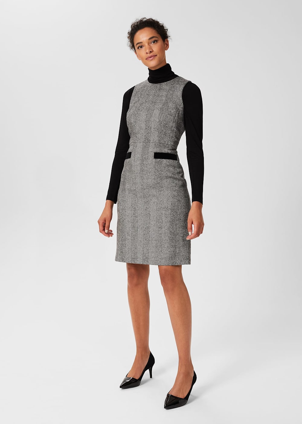 Lucia Wool Dress Hobbs UK