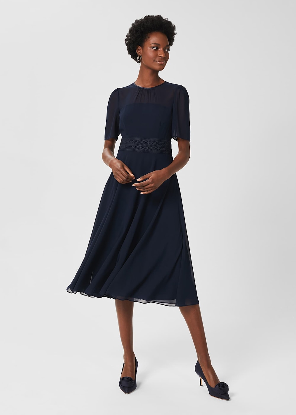 Cressida Fit and Flare Dress Hobbs US