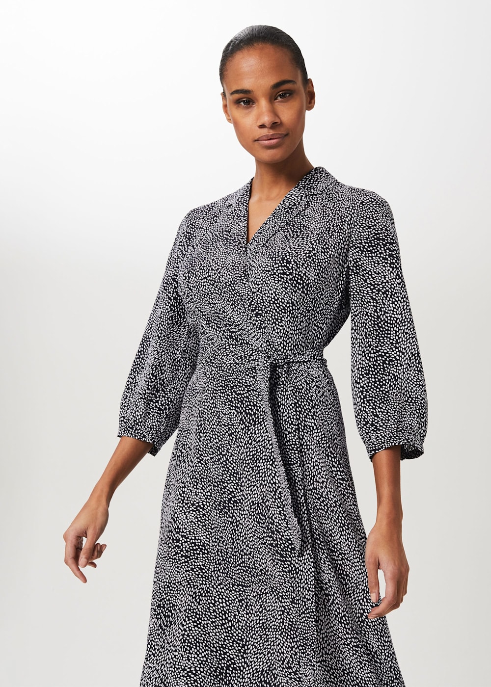 Teresa Midi Wrap Dress Hobbs UK