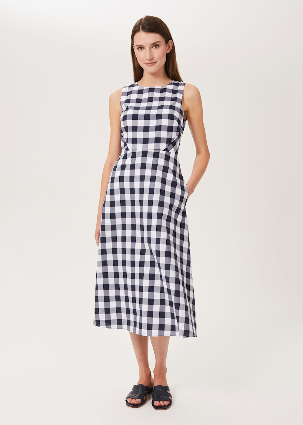 Bernie Gingham Dress Hobbs UK