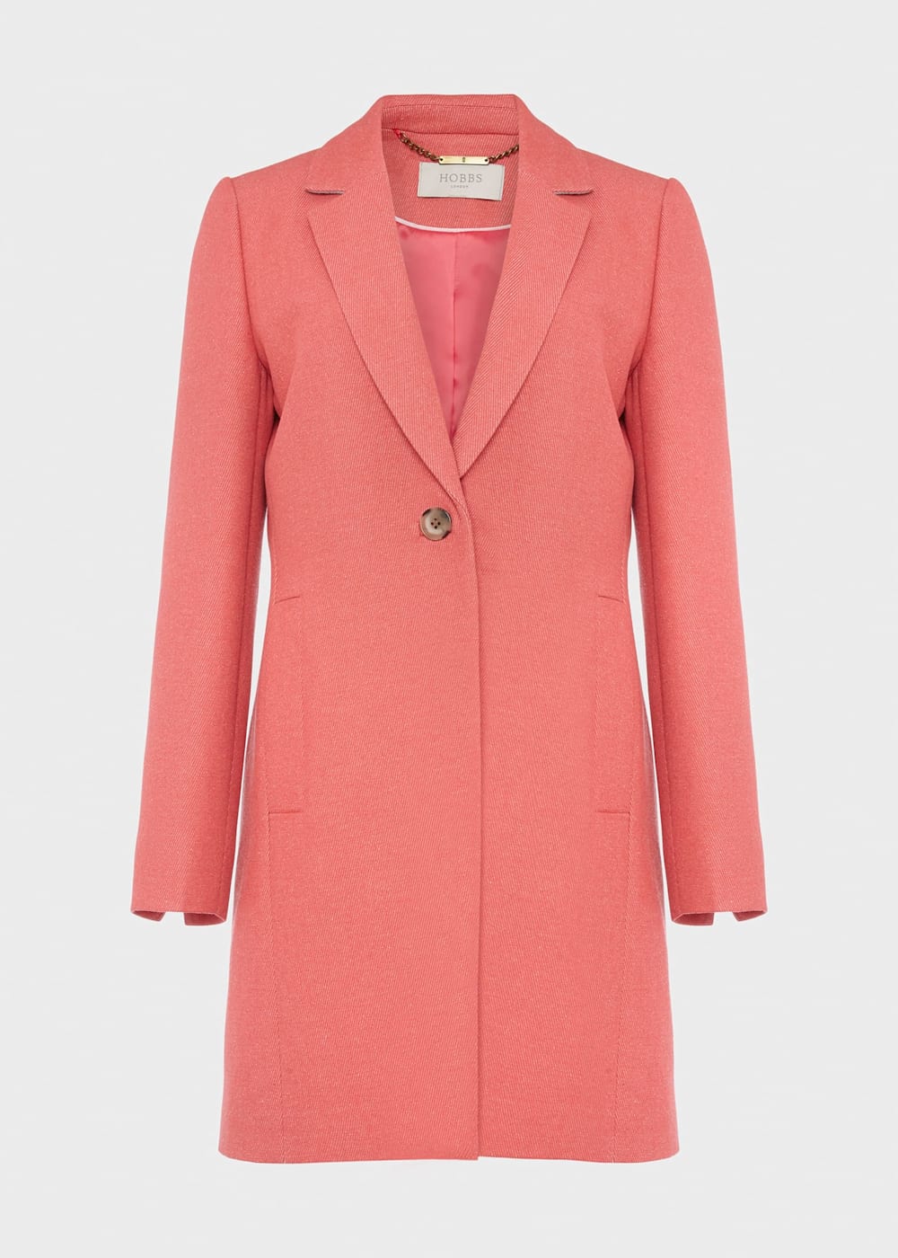 Hobbs camellia coat pink outlet