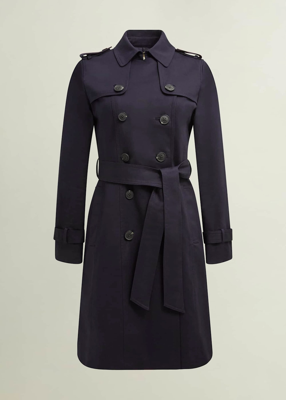 Hobbs navy trench coat deals