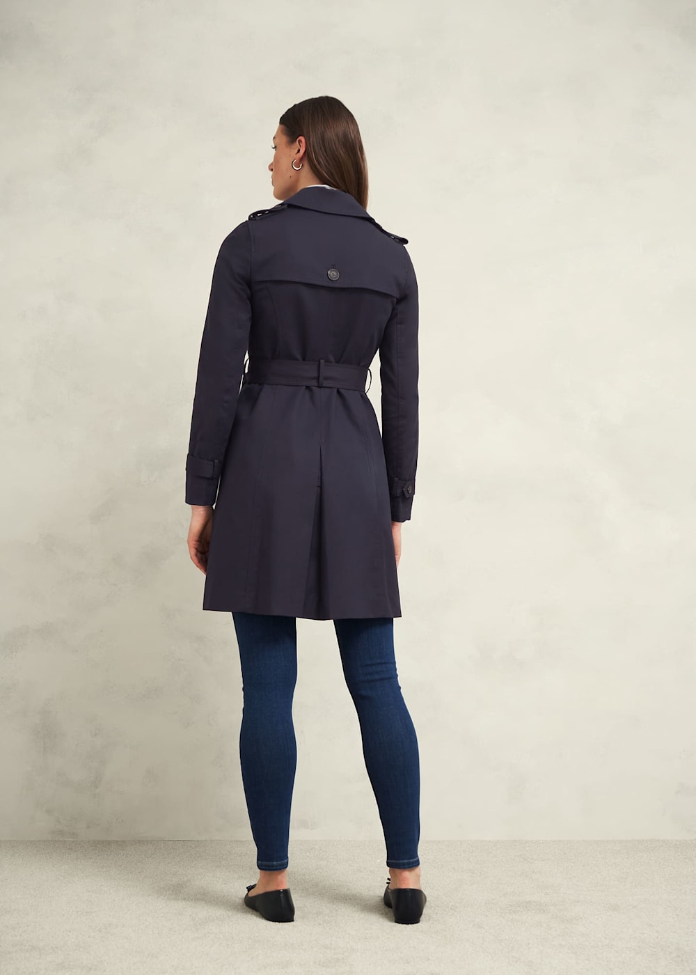 Hobbs red trench coat outlet