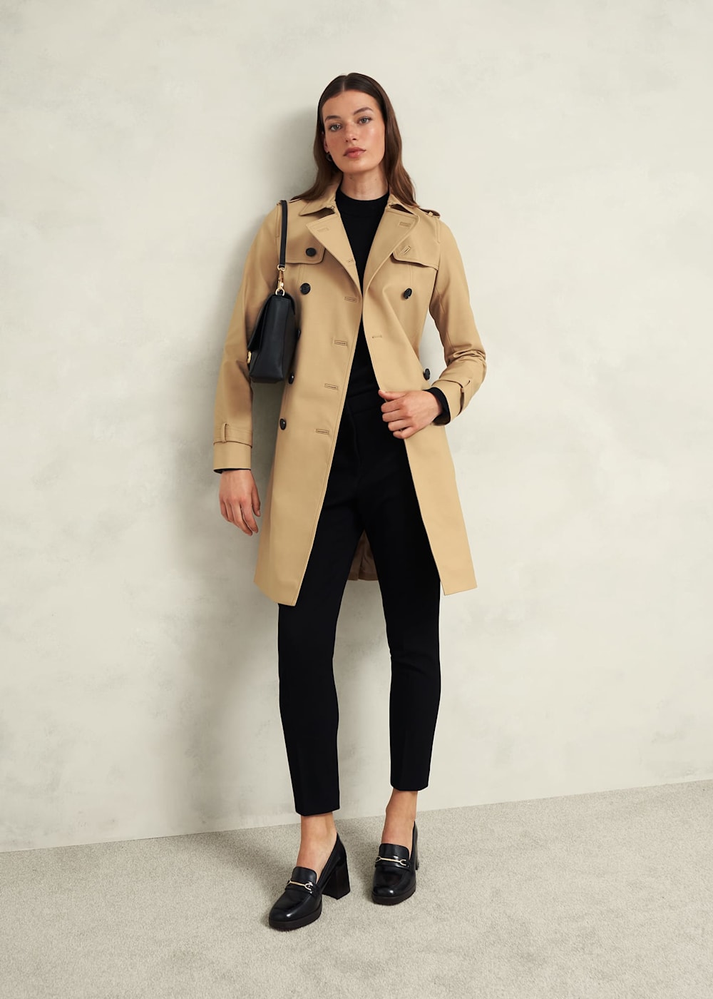 Hobbs sara trench coat hotsell