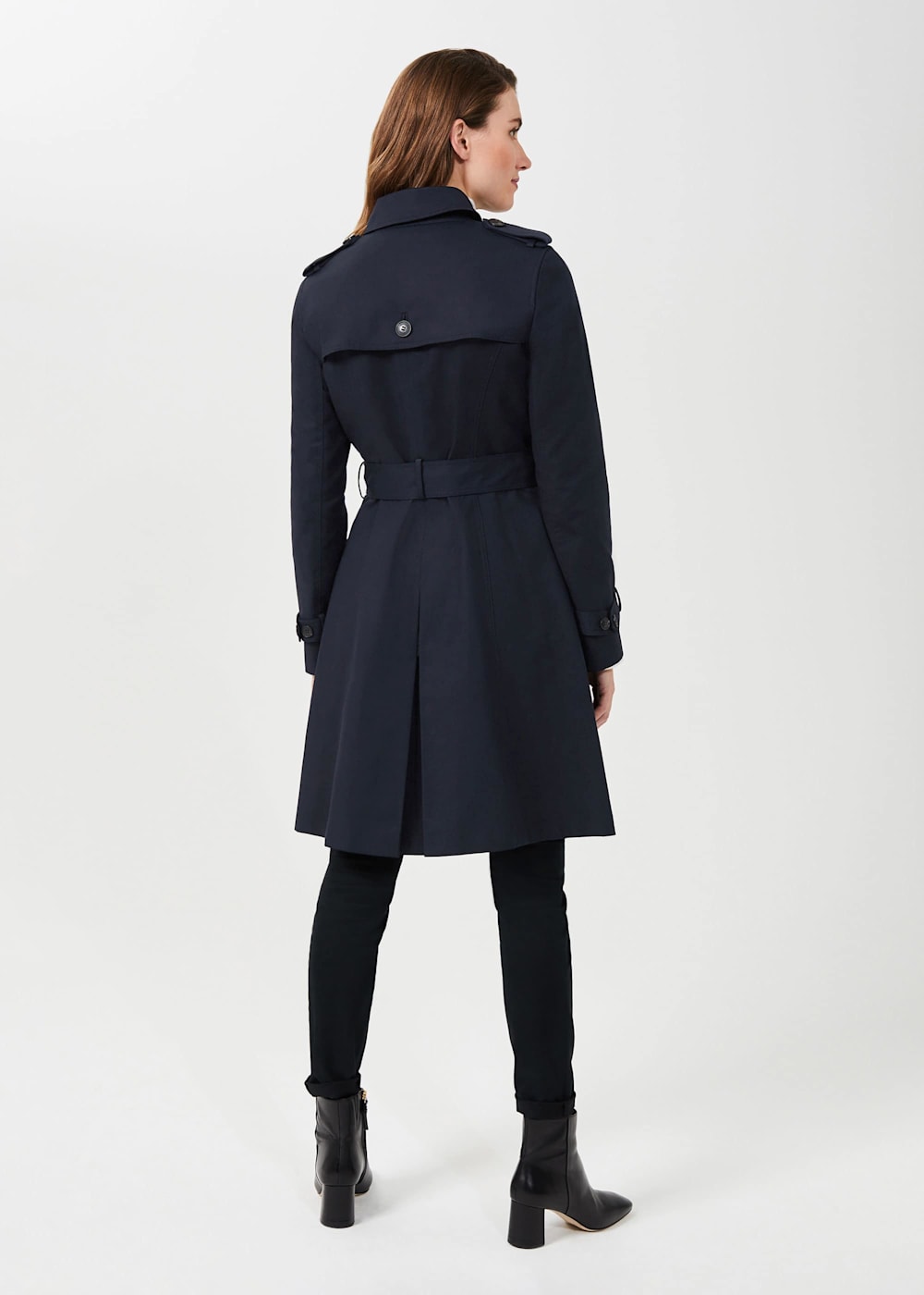 Flowy trench coat petite store