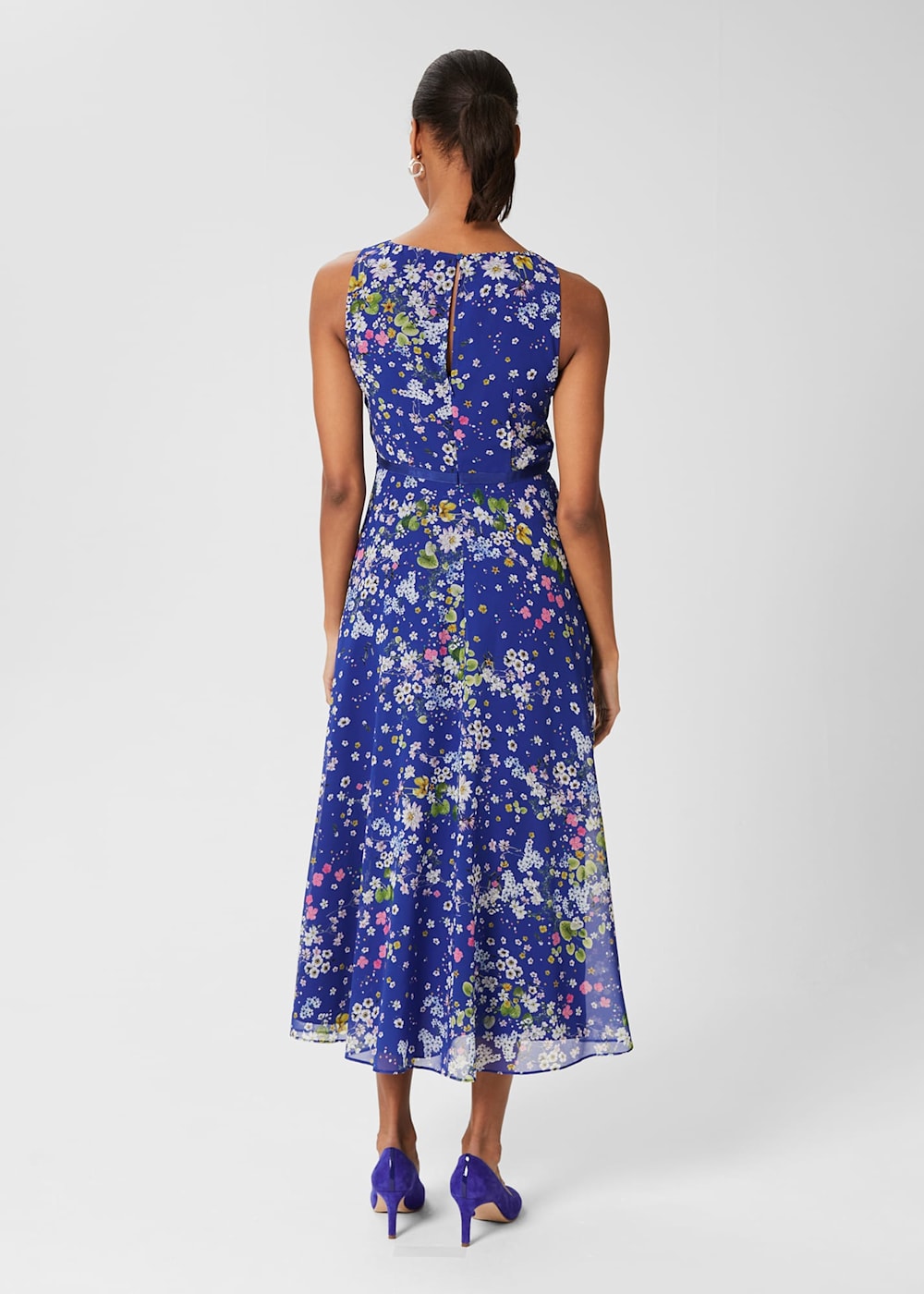 Hobbs yellow carly dress discount