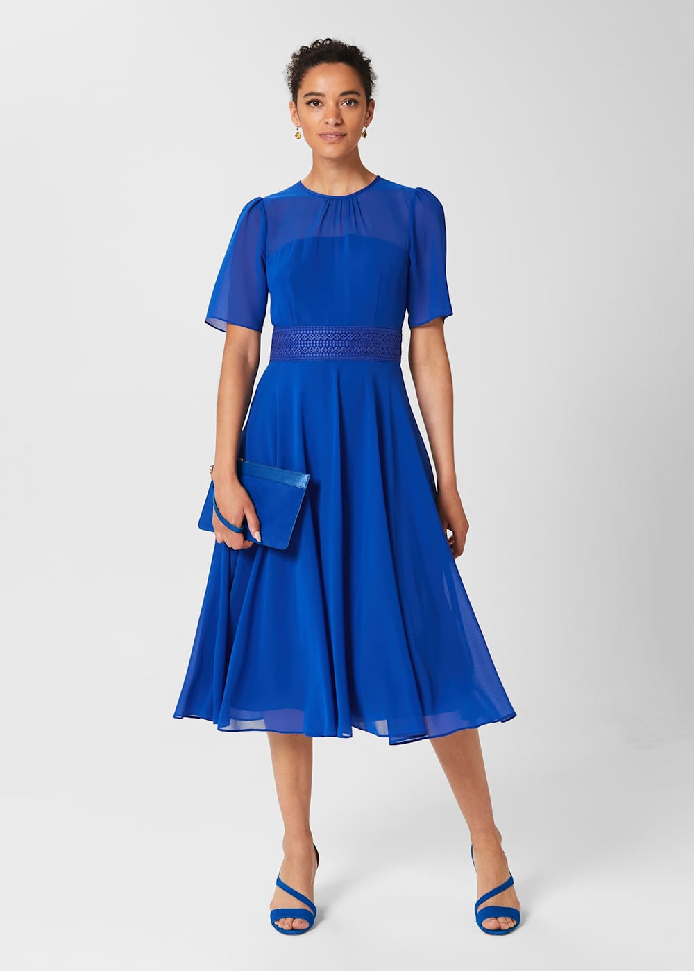 Cressida Fit And Flare Dress | Hobbs UK |