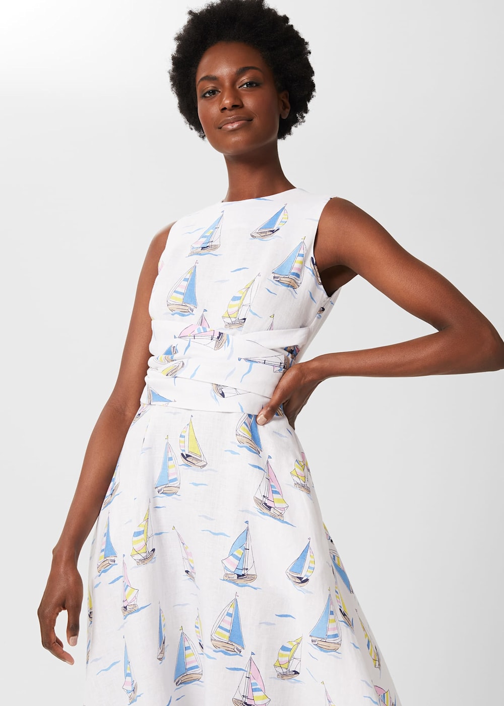 Twitchill Linen Dress Hobbs UK