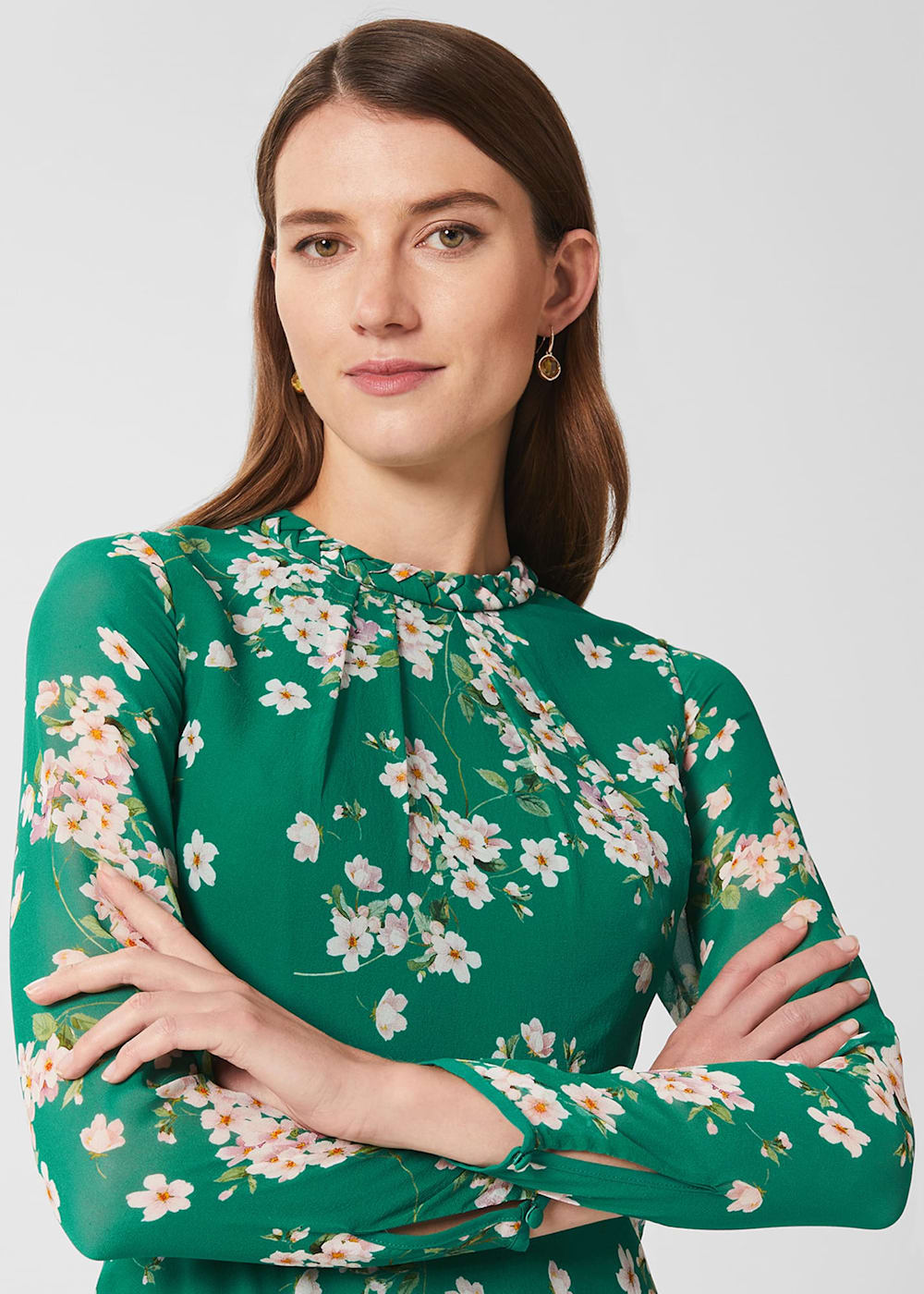 Rosabelle Silk Floral Dress | Hobbs US | Rosabelle Silk Floral Dress | Hobbs US |