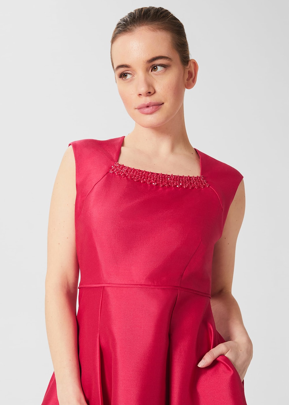 Fit and flare petite cocktail dress clearance