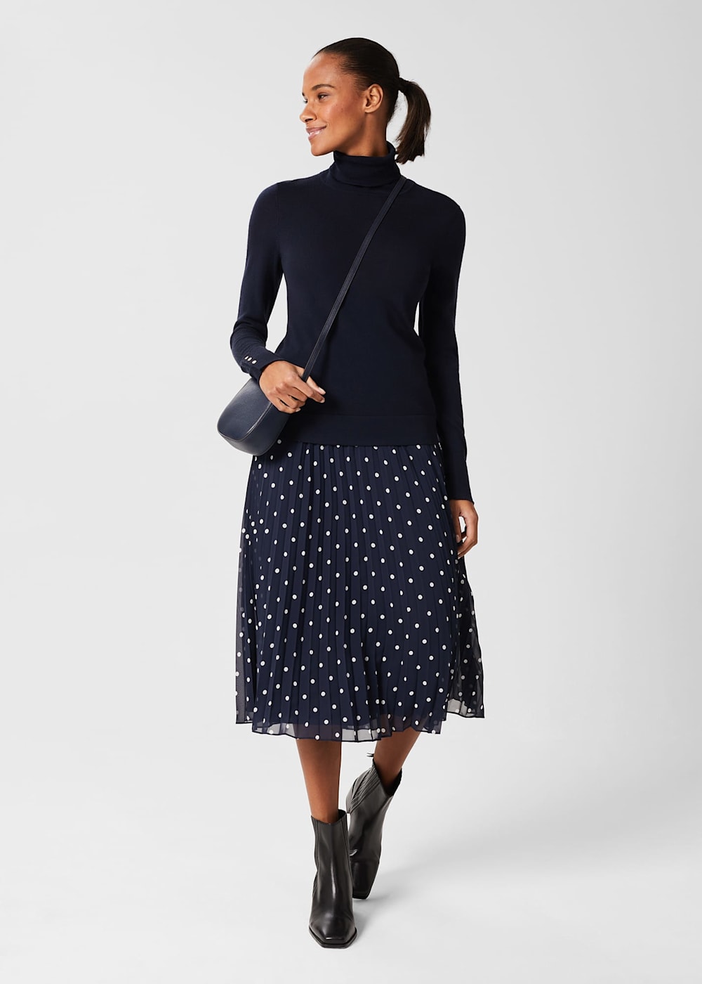 Pleated midi skirt hobbs clearance