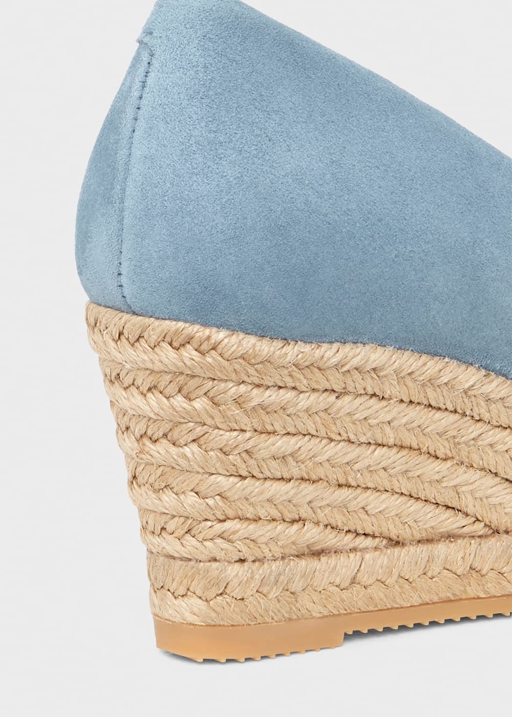 Cornflower blue court shoes top