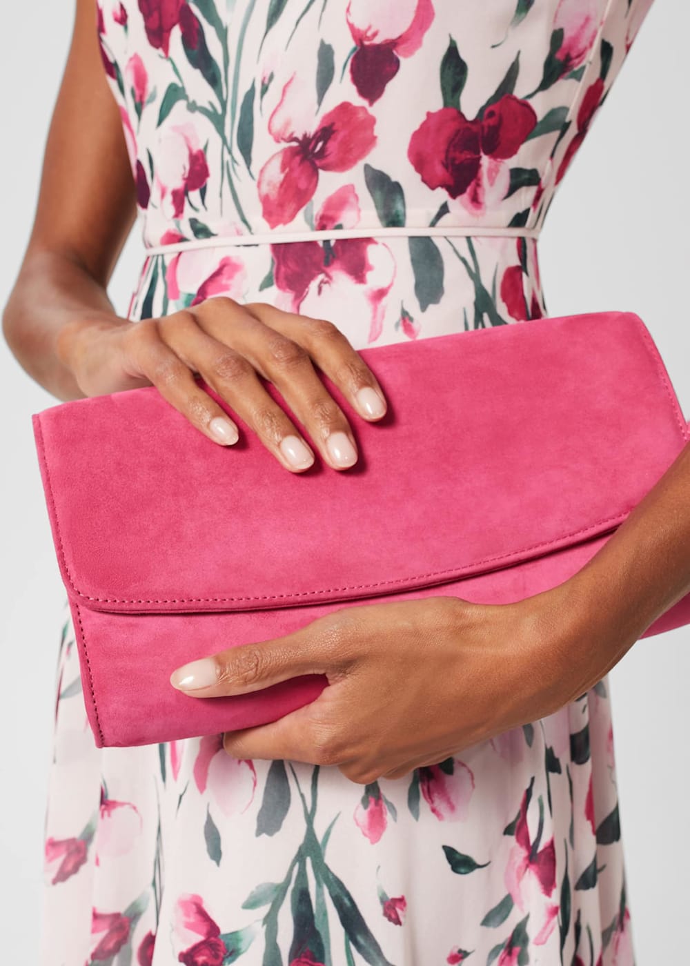Pink clutch bags for weddings hotsell