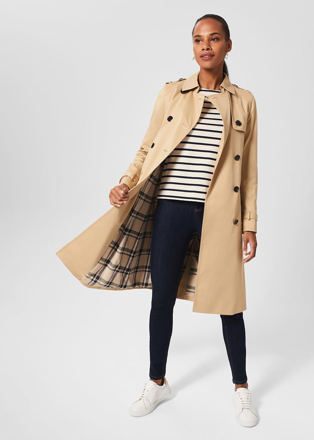 Hobbs petite trench coat best sale