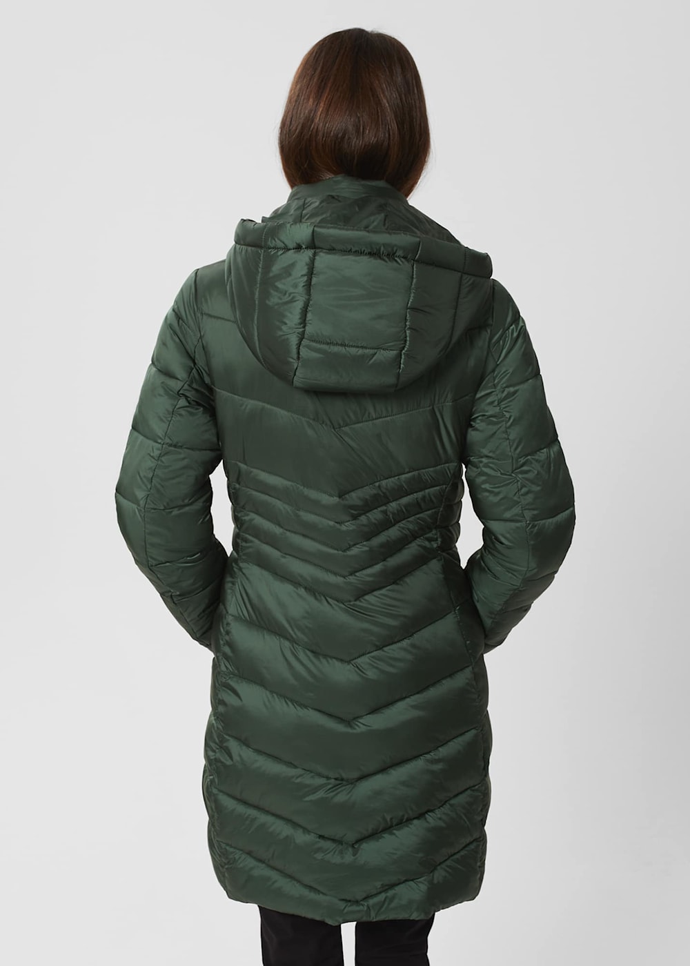 Hobbs hadley padded jacket dark green top