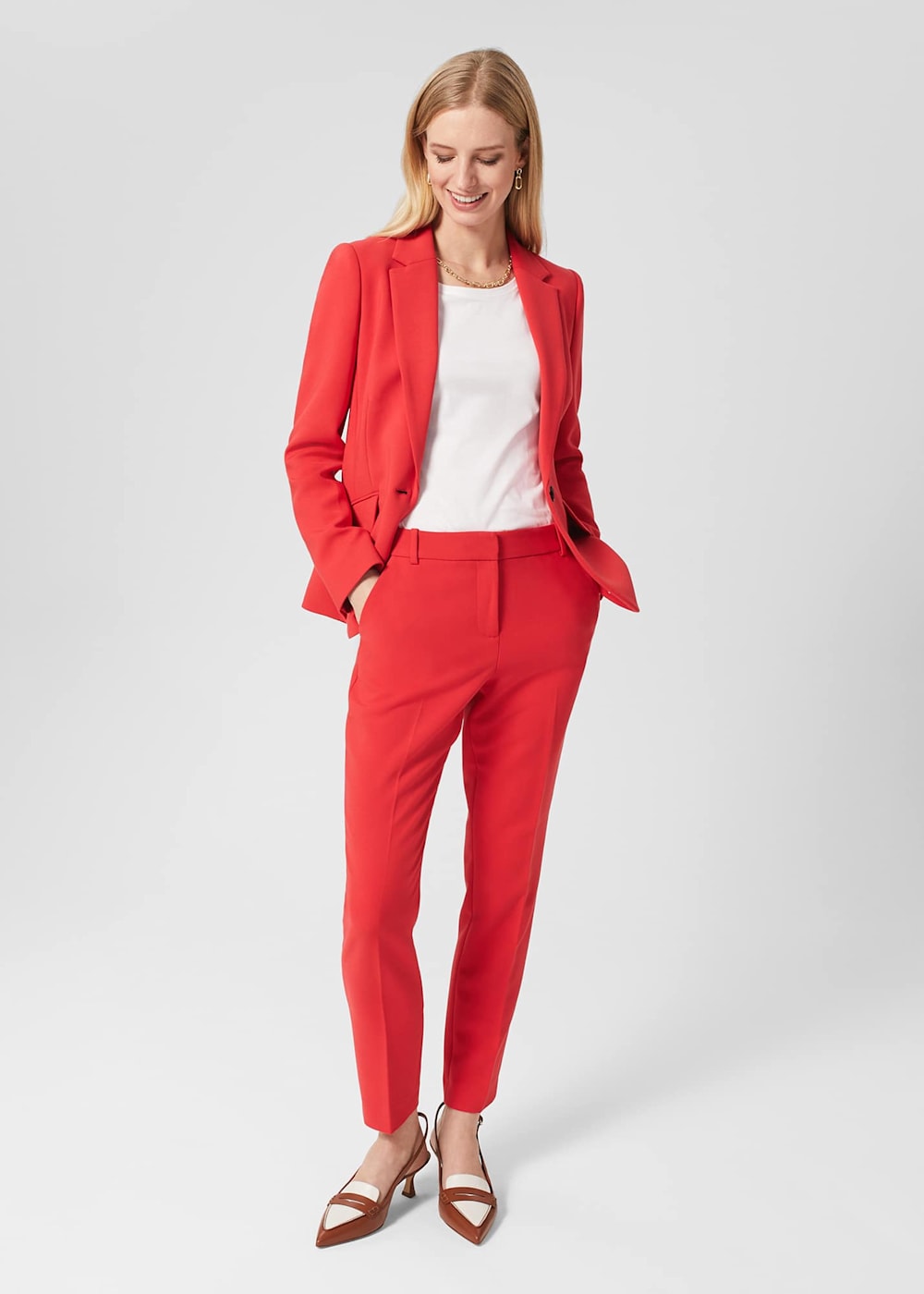 Red petite jacket deals