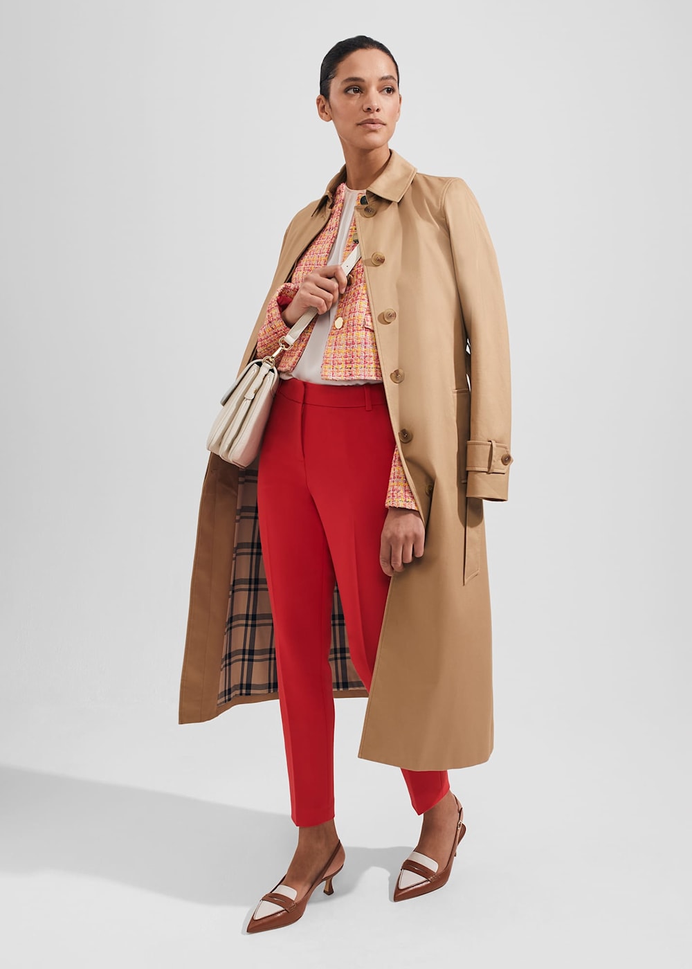 Cherry Red Faux Leather Longline Zip Up Jacket | Outerwear