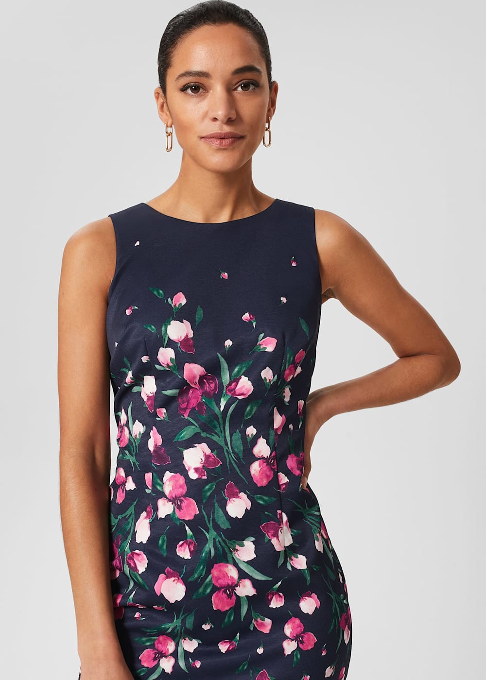 Petite Moira Floral Dress Hobbs UK
