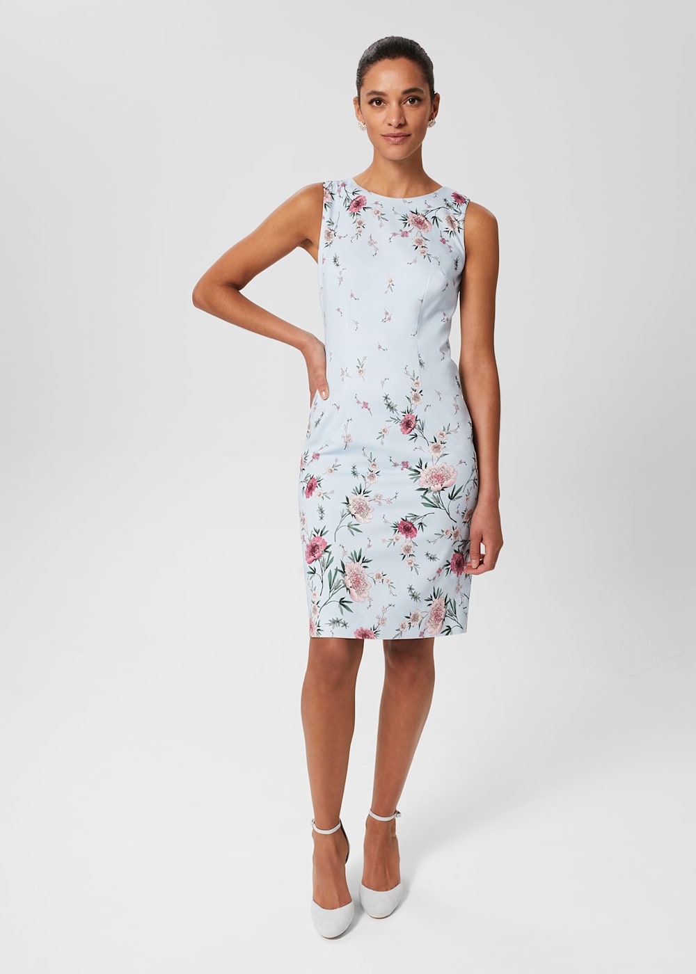 floral shift dress