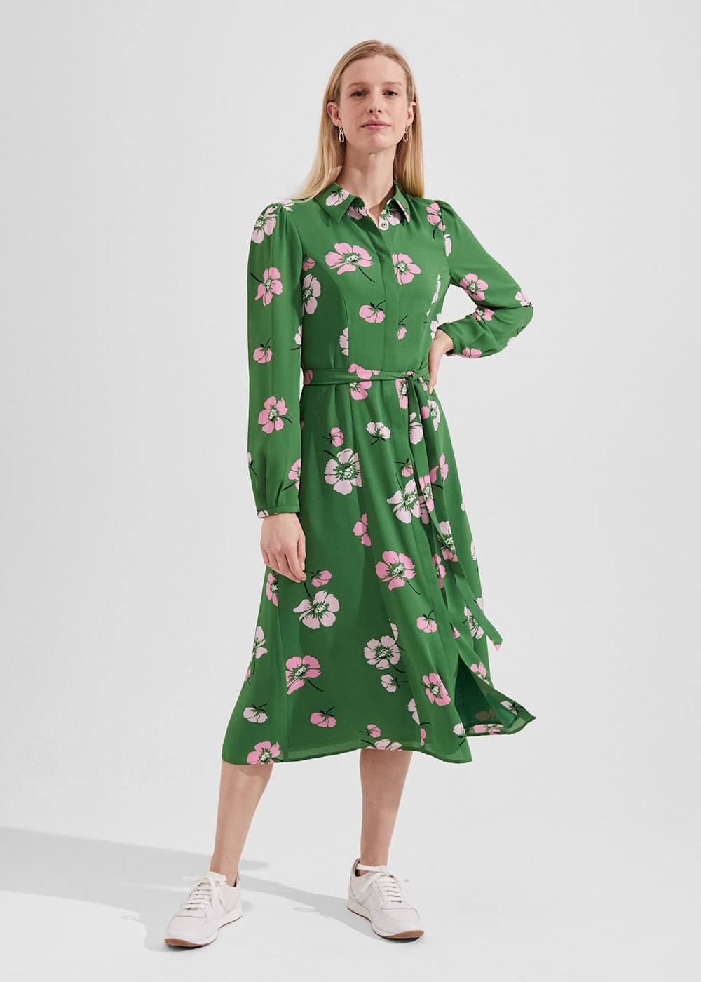 Cotton-Blend Voile Shirt Dress - YouTube