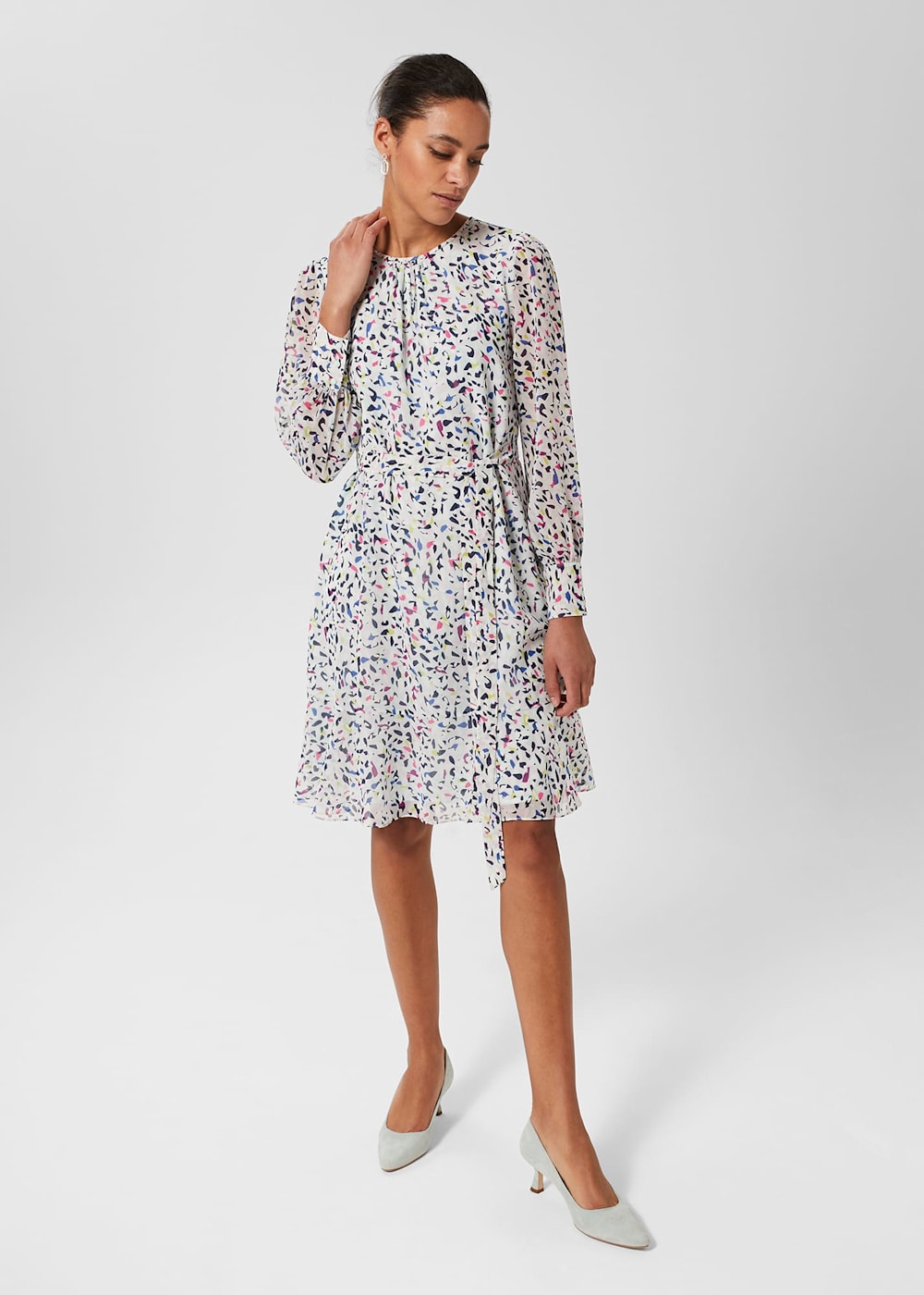 Frances A Line Dress Hobbs UK