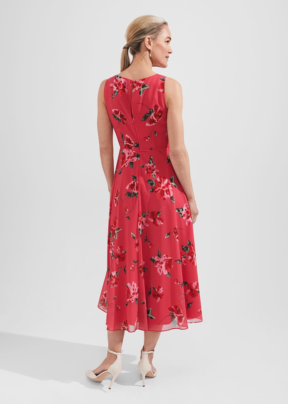 最安 Carly Floral Midi Dress | Hobbs US | ワンピース
