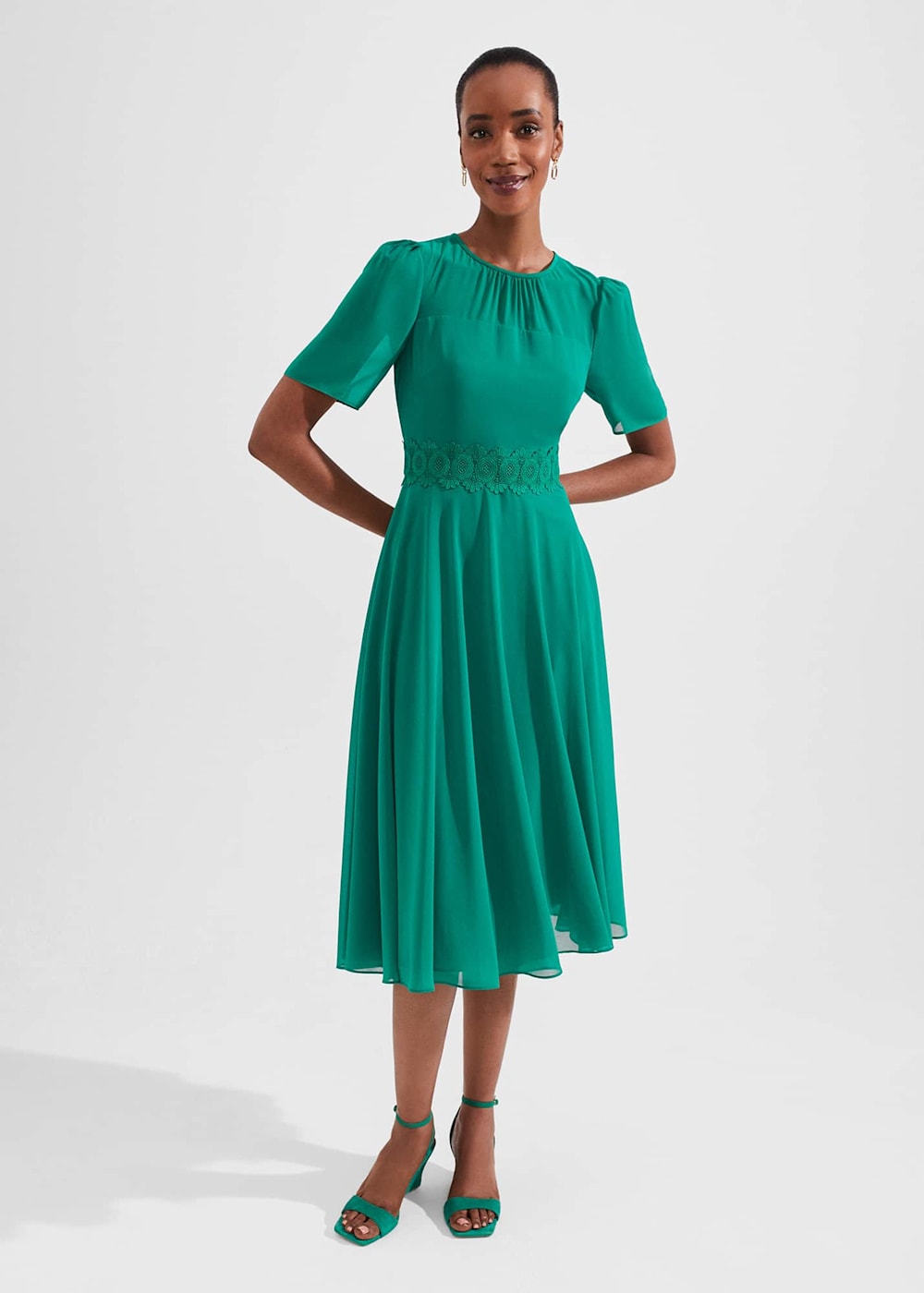 Cressida Fit And Flare Dress Hobbs UK