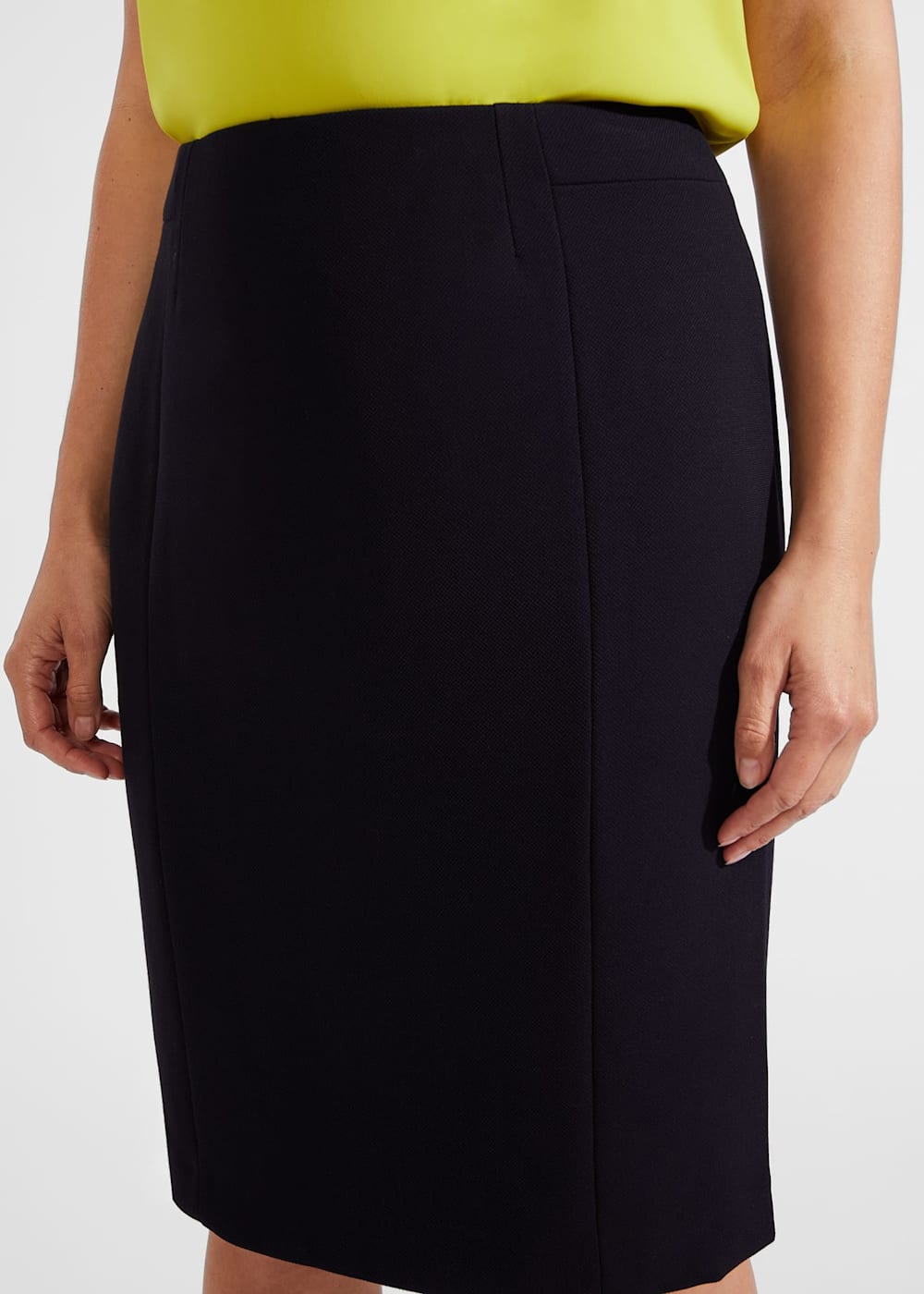 Navy pencil skirt asda top