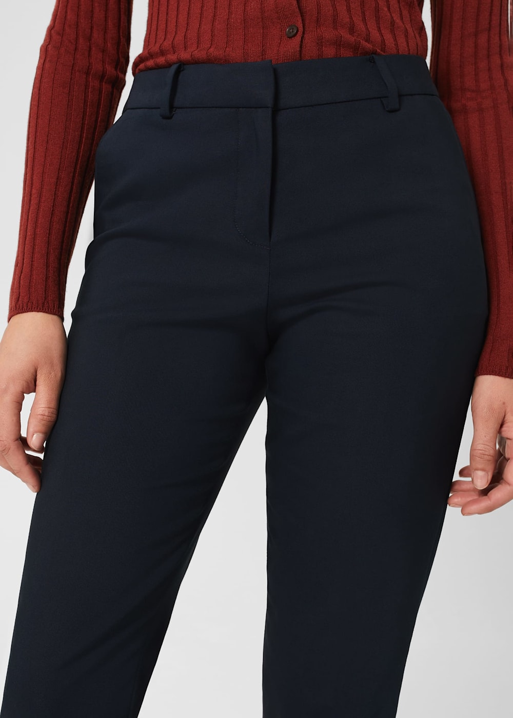 A JACQUARD KNIT PANTS | Alix