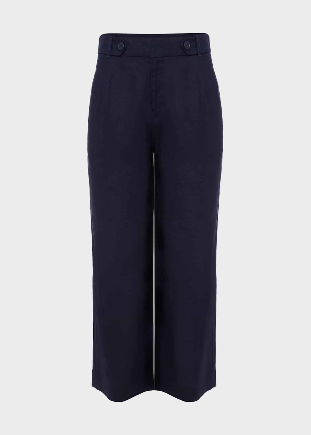 Cropped linen trousers