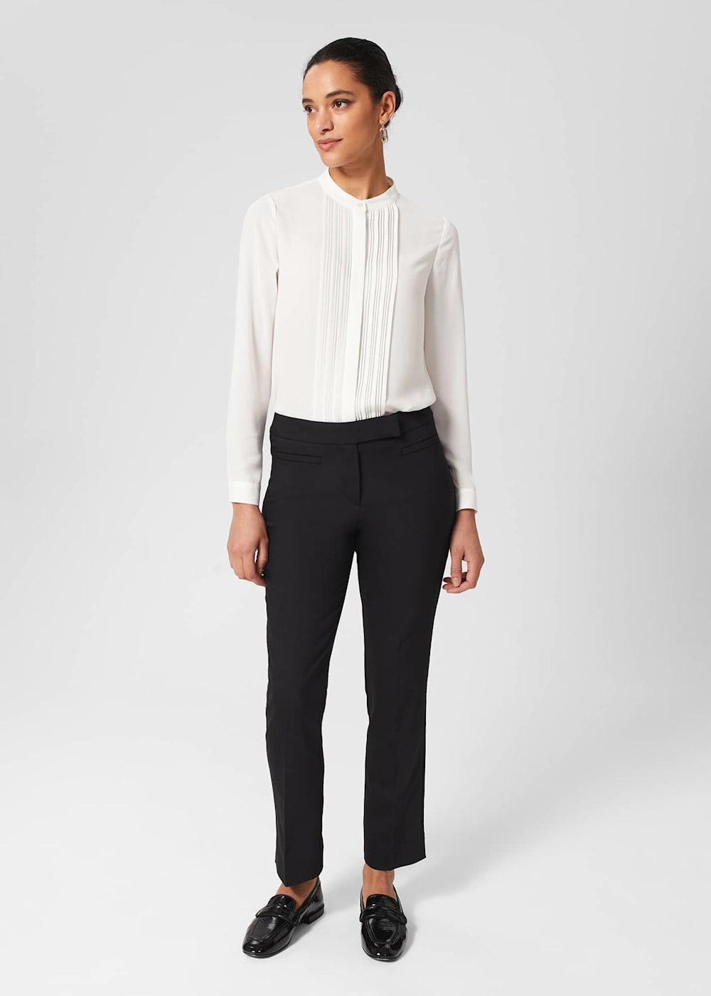 Hobbs black trousers clearance