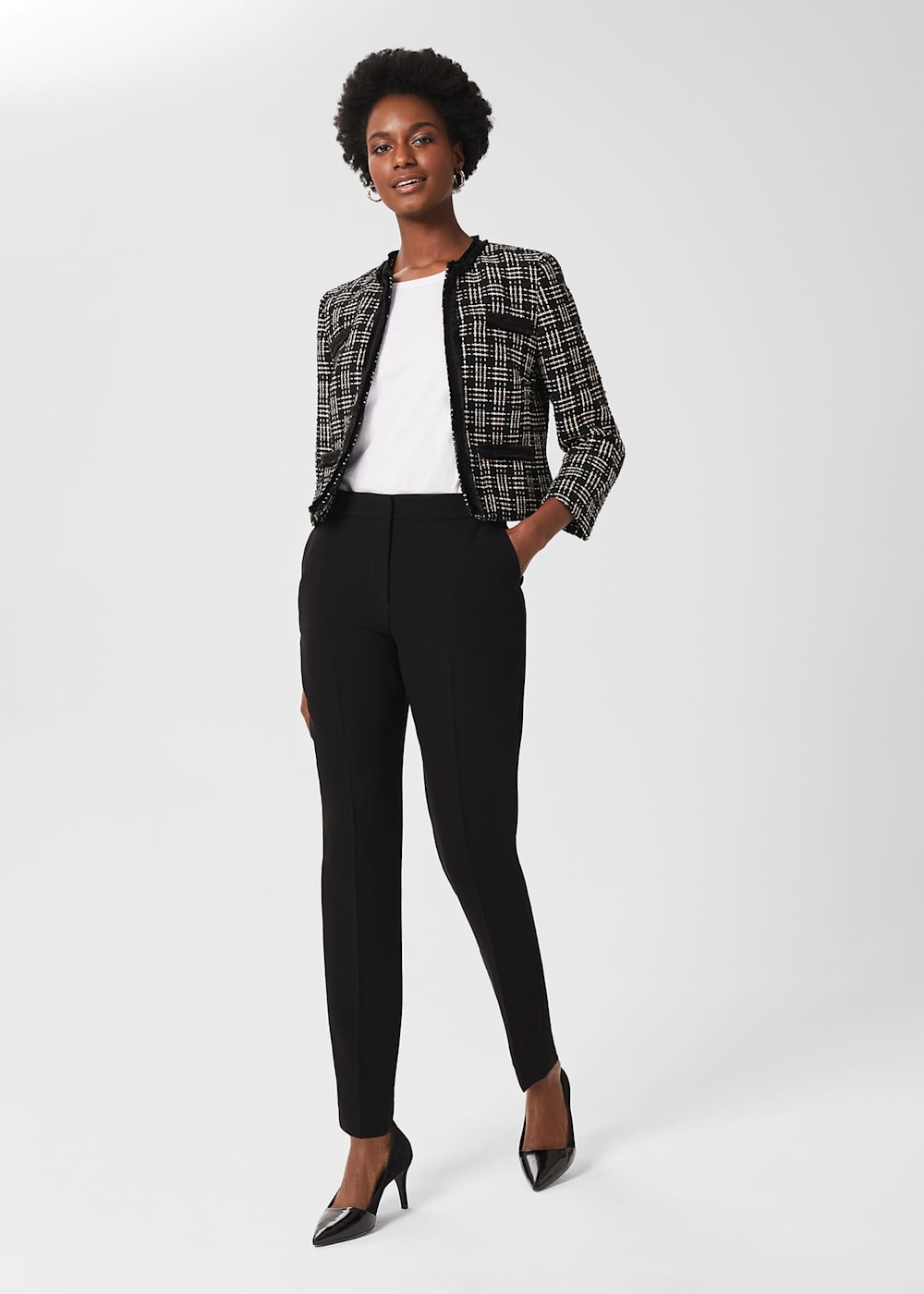Mel Tapered Trousers Hobbs UK
