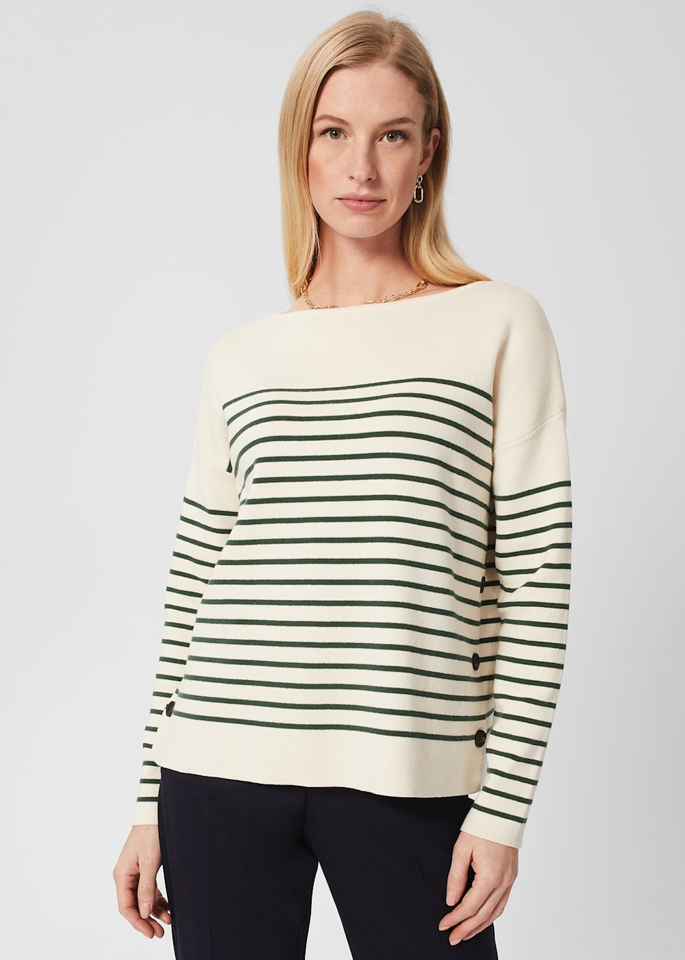 Hobbs striped jumper outlet