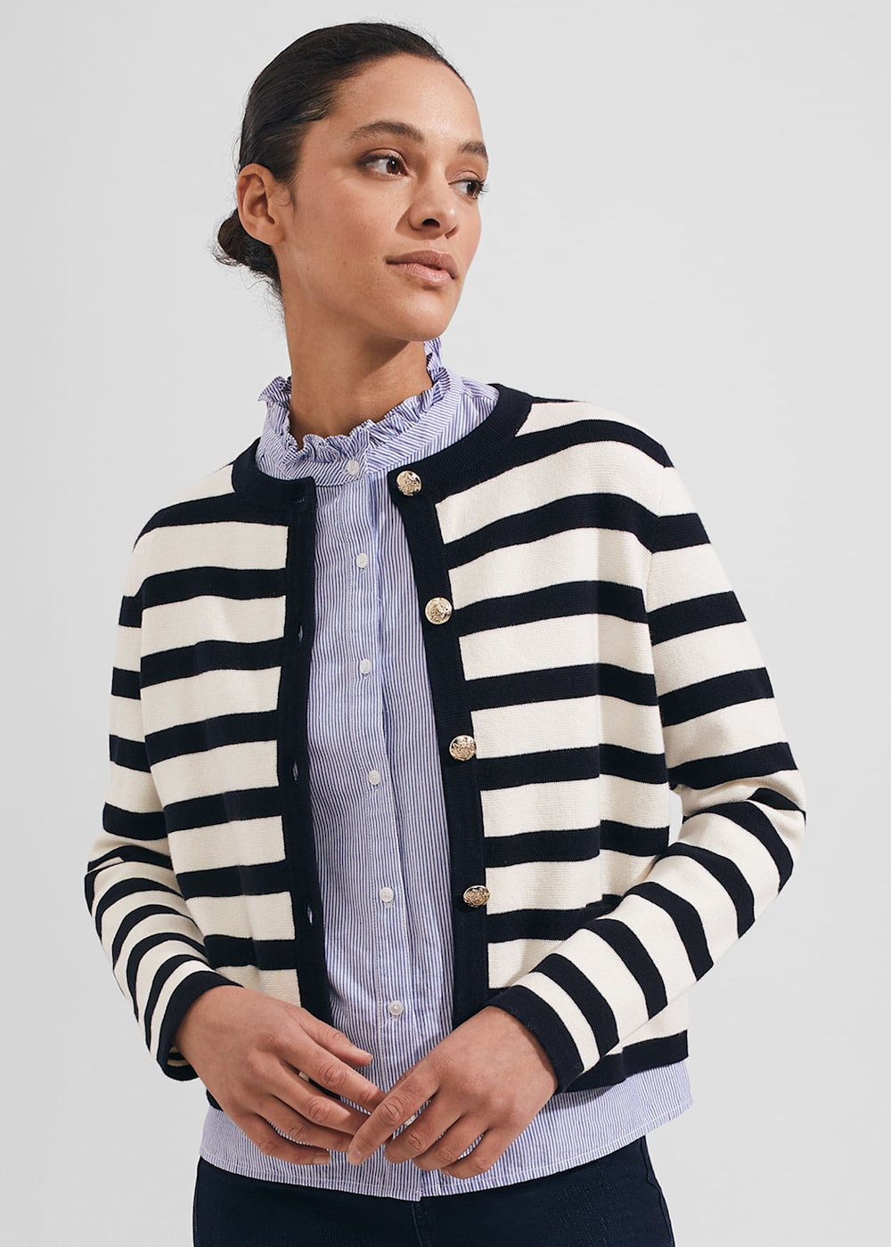 Nyra Stripe Jacket | Hobbs US |