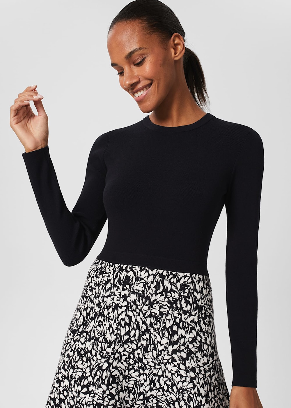Hallie Knitted Dress Hobbs UK