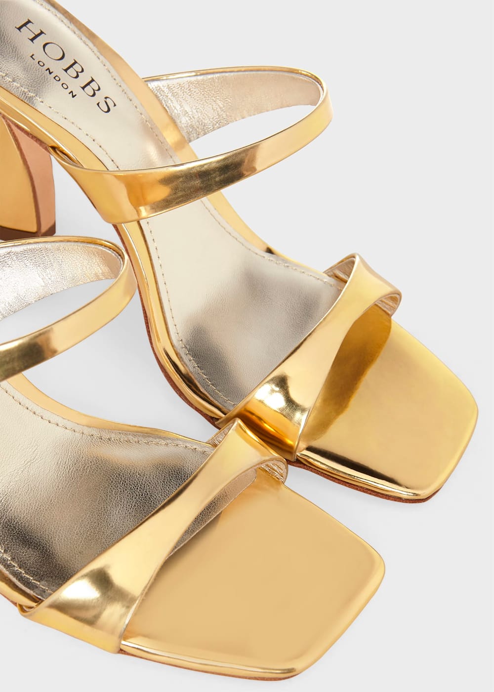 Hobbs gold sandals online