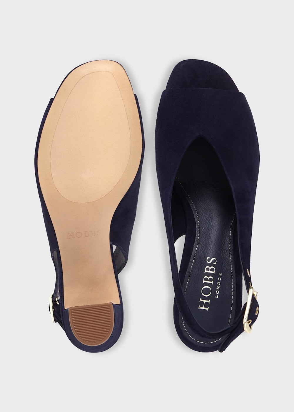 Hobbs navy sandals discount