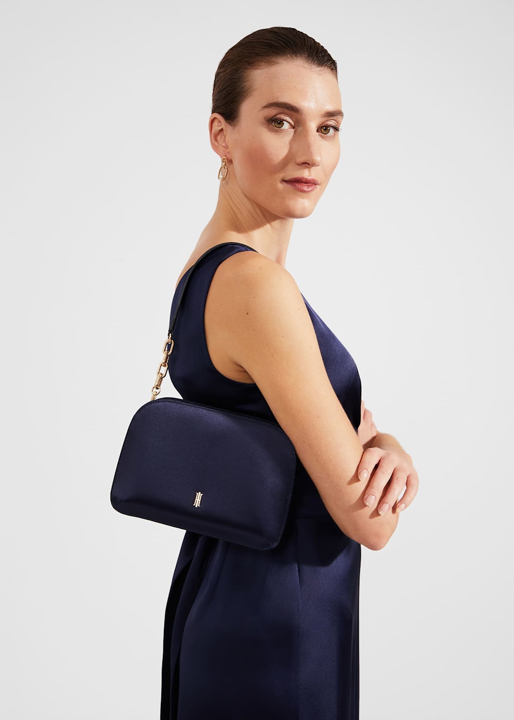 Hobbs navy bag cheap