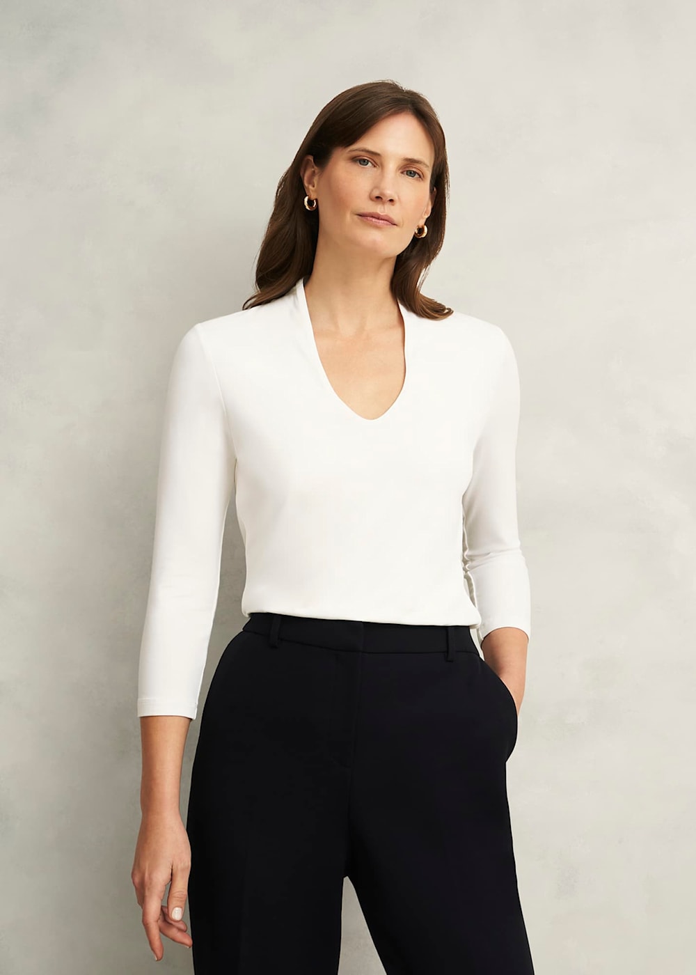 Aimee Double Fronted Top | Hobbs US |