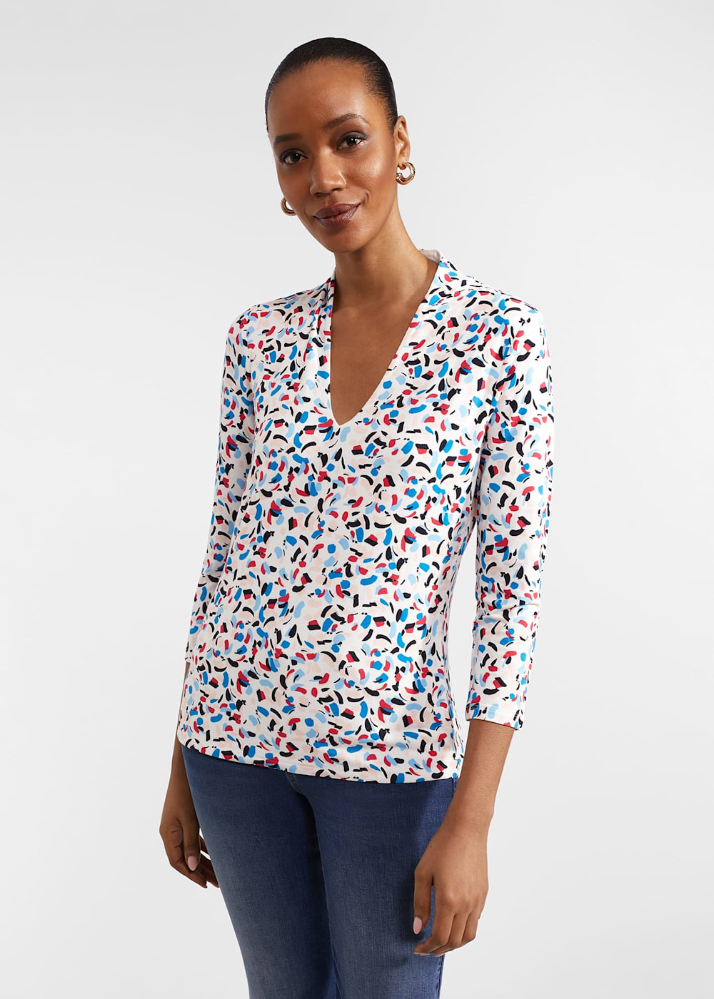 Aimee Printed Top | Hobbs UK | Aimee Printed Top | Hobbs UK |