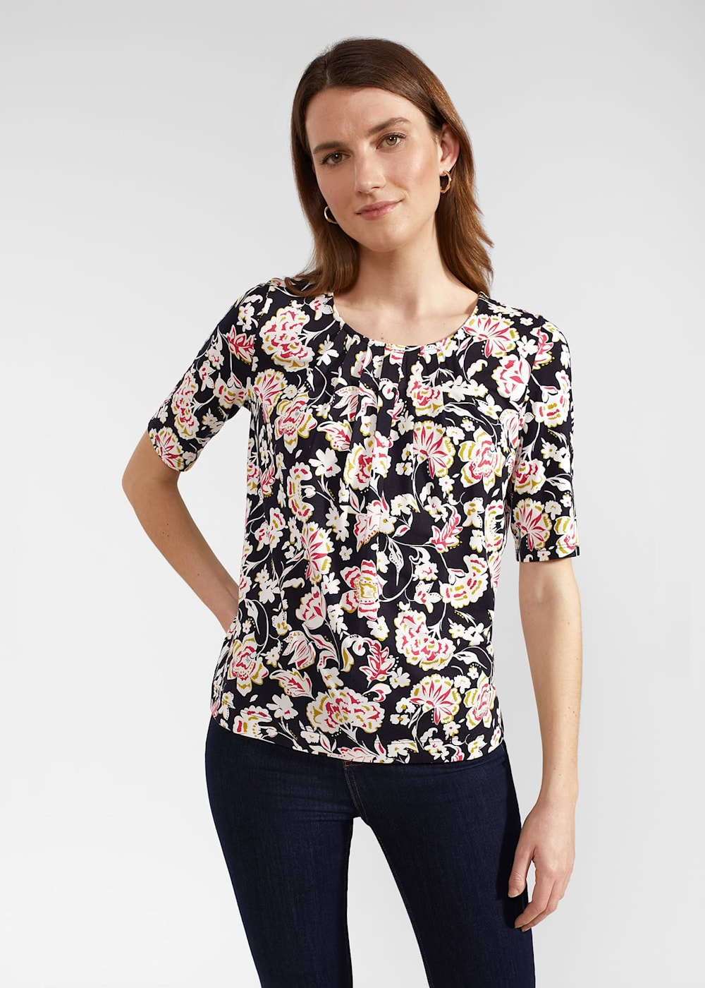 Hobbs Jacqueline Print Top