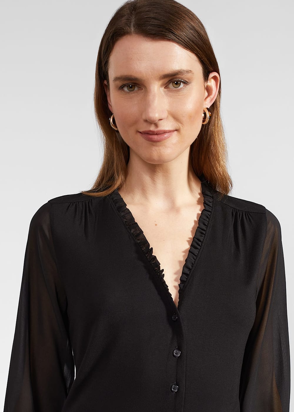 商品画像：andmary Mew frill tops ブラック｜Yahoo!フリマ（旧PayPayフリマ） 3