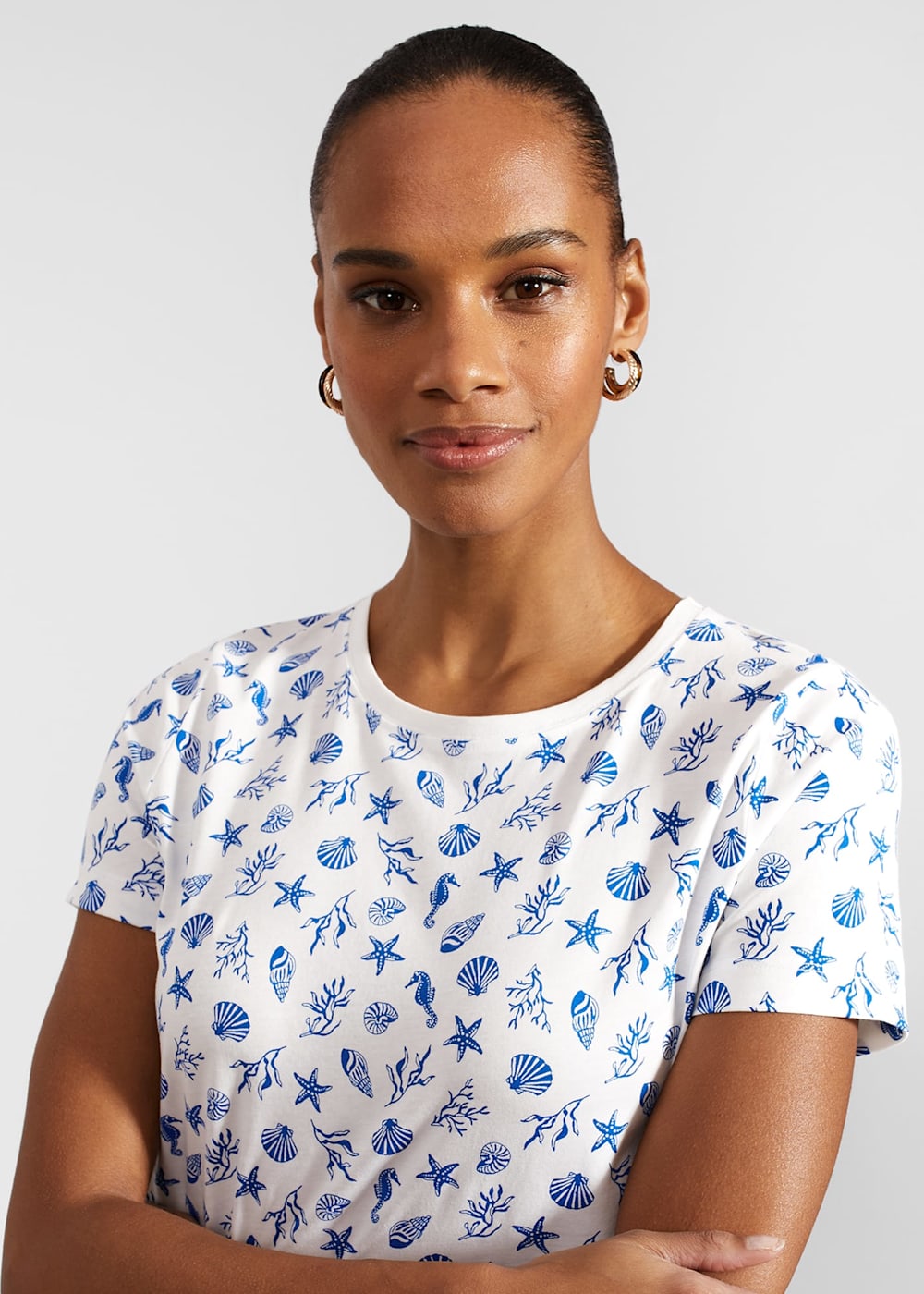 Pixie Printed T-Shirt | Hobbs UK | Pixie Printed T-Shirt | Hobbs UK |