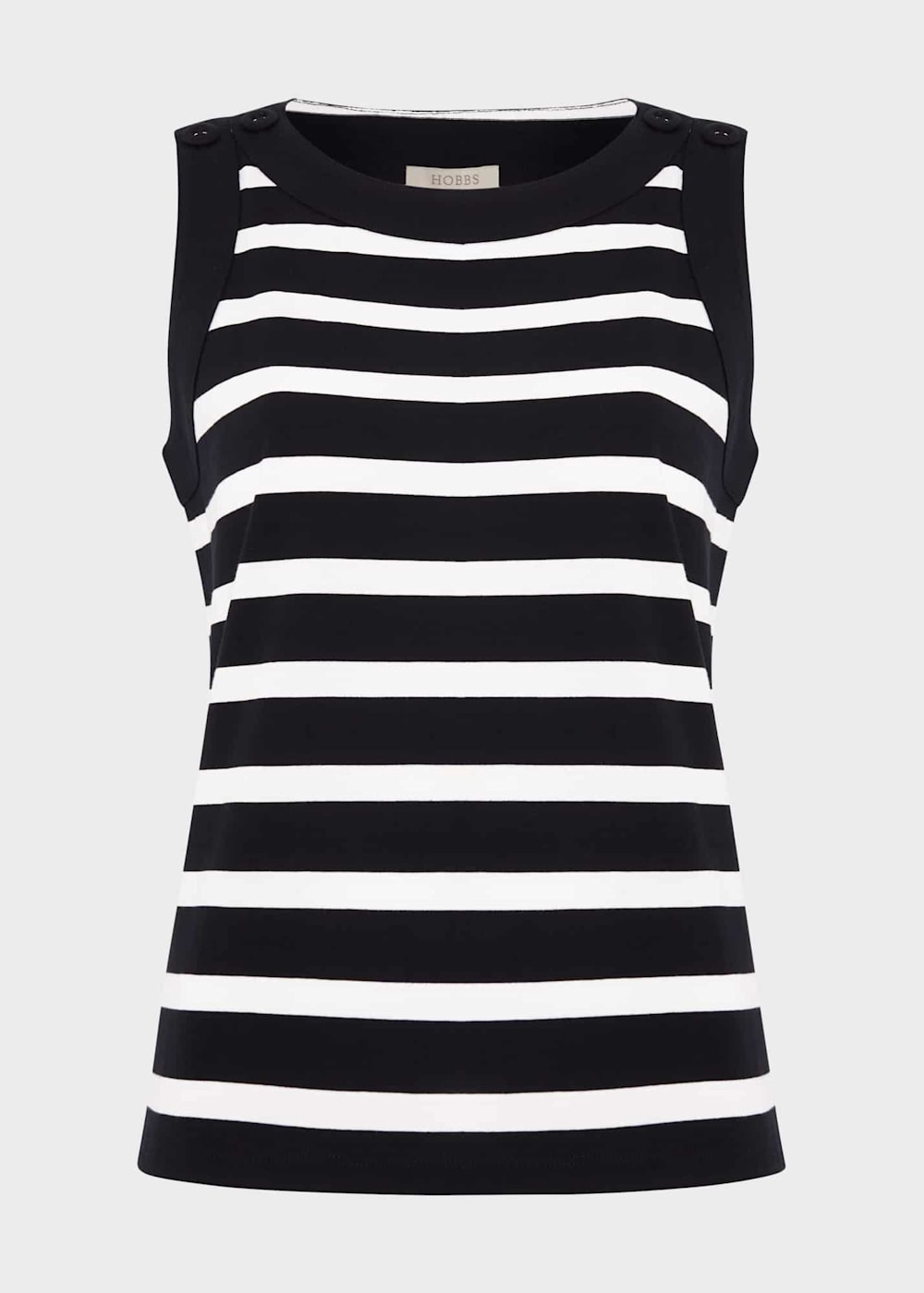 Hobbs Maddy Cotton Striped Top
